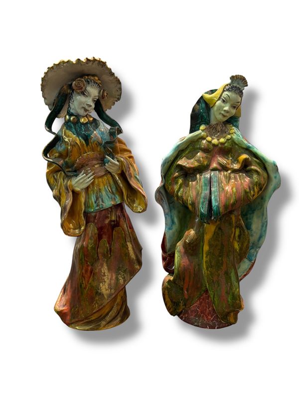 Coppia di sculture