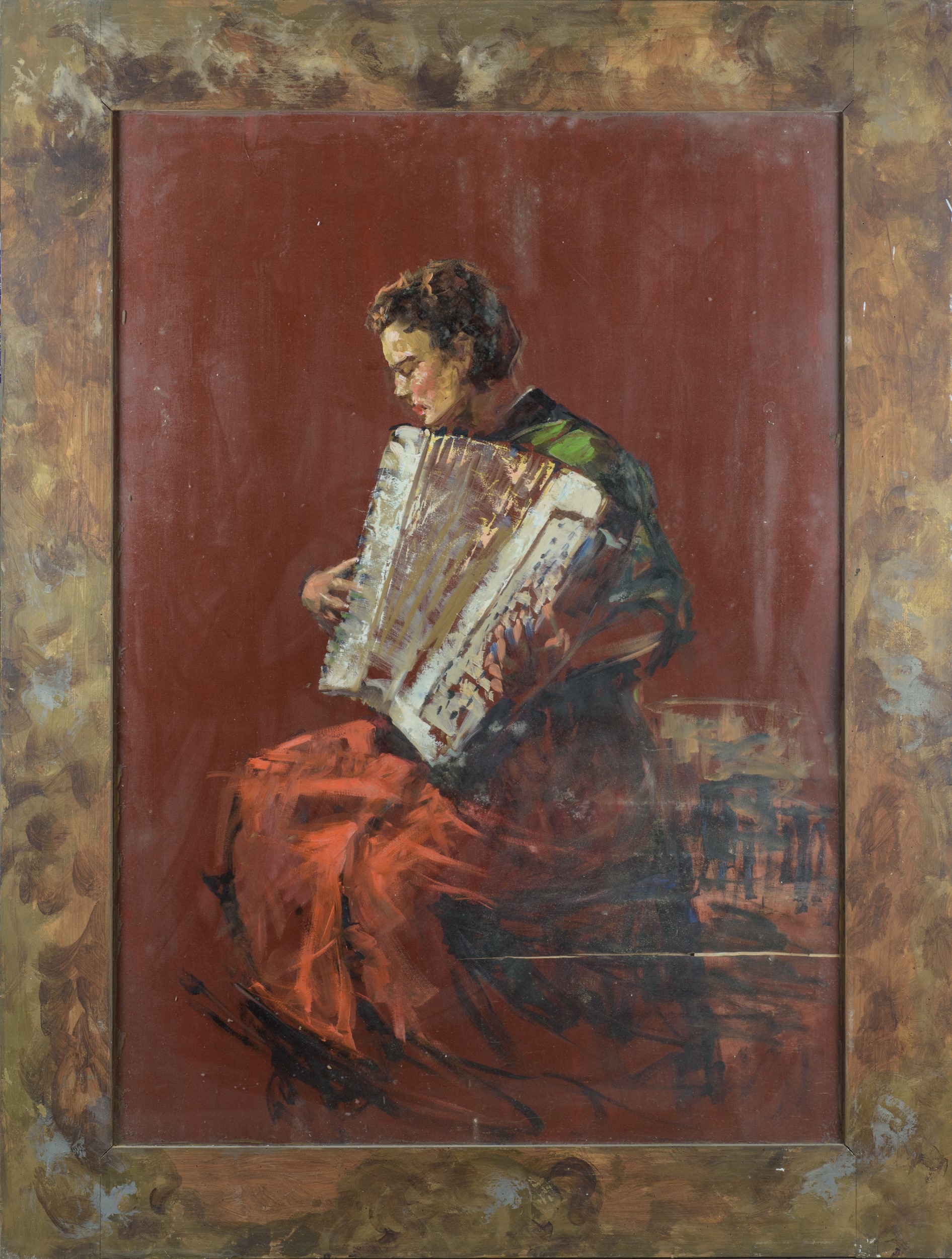 Suonatrice di Fisarmonica