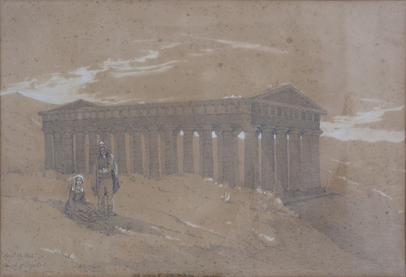 Scuola inglese (1844), Tempio di Segesta
