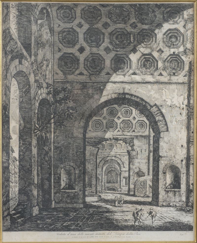 Veduta di una delle navate minori del Tempio della Pace