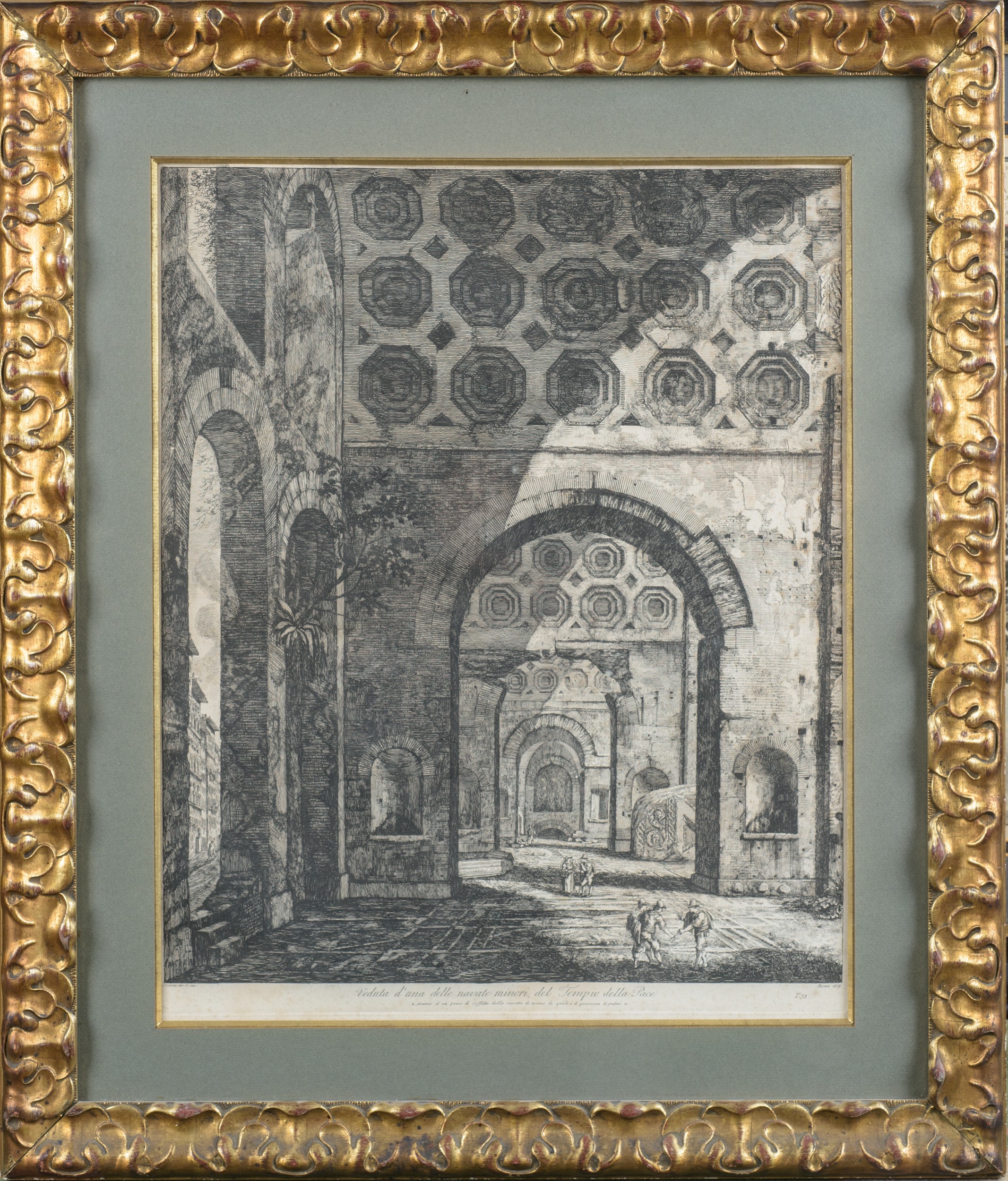 Veduta di una delle navate minori del Tempio della Pace