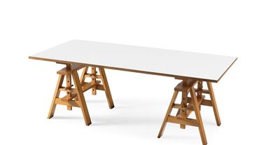 Tavolo mod. "Leonardo", legno, 1969