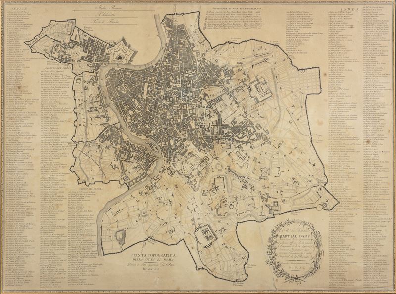 Antica pianta di Roma