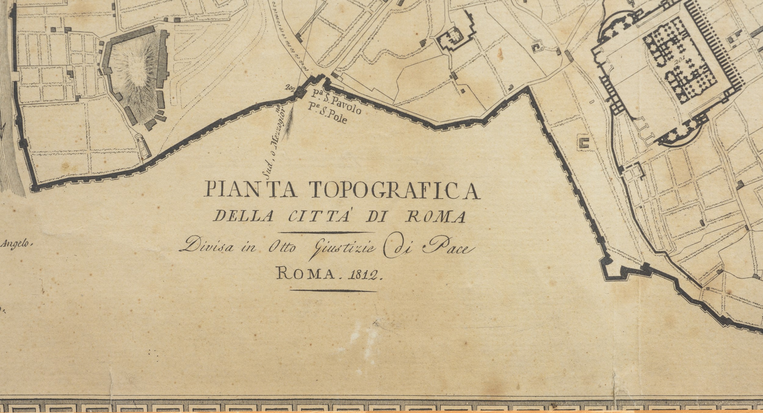 Antica pianta di Roma