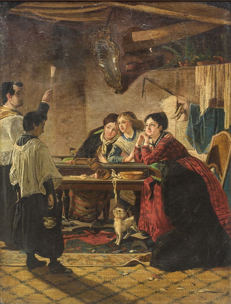 Scena Raffigurante una Benedizione