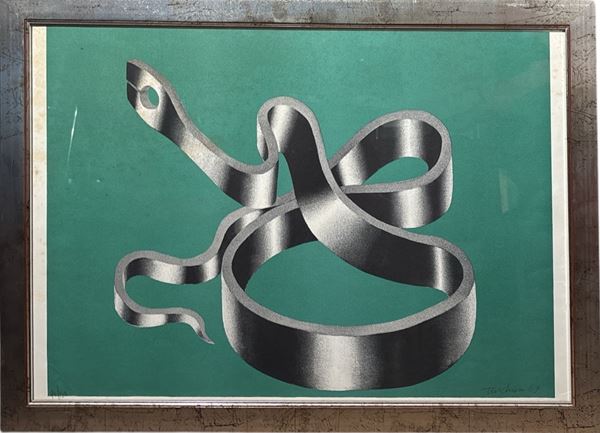Aldo Turchiaro : Senza titolo  (1969)  - litografia - Auction Affordable art of the 20th century  - DAMS Casa d'Aste
