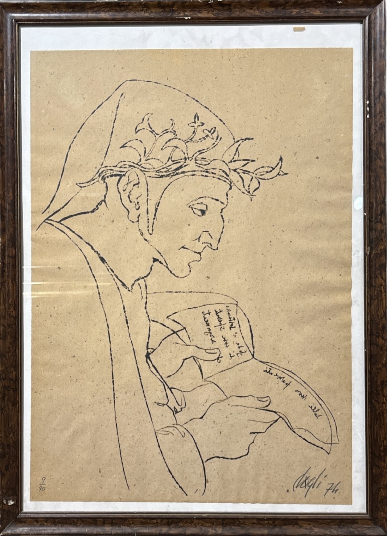 Set di tre litografie