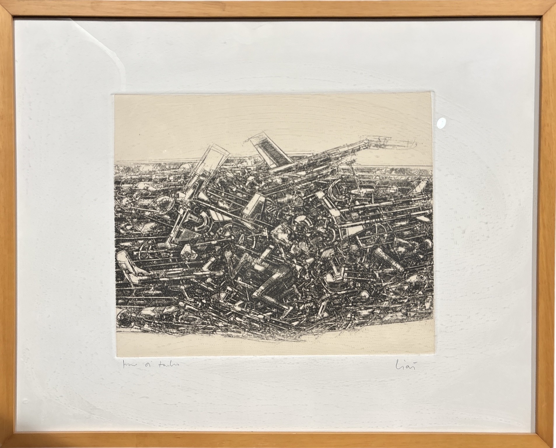 Set di tre litografie