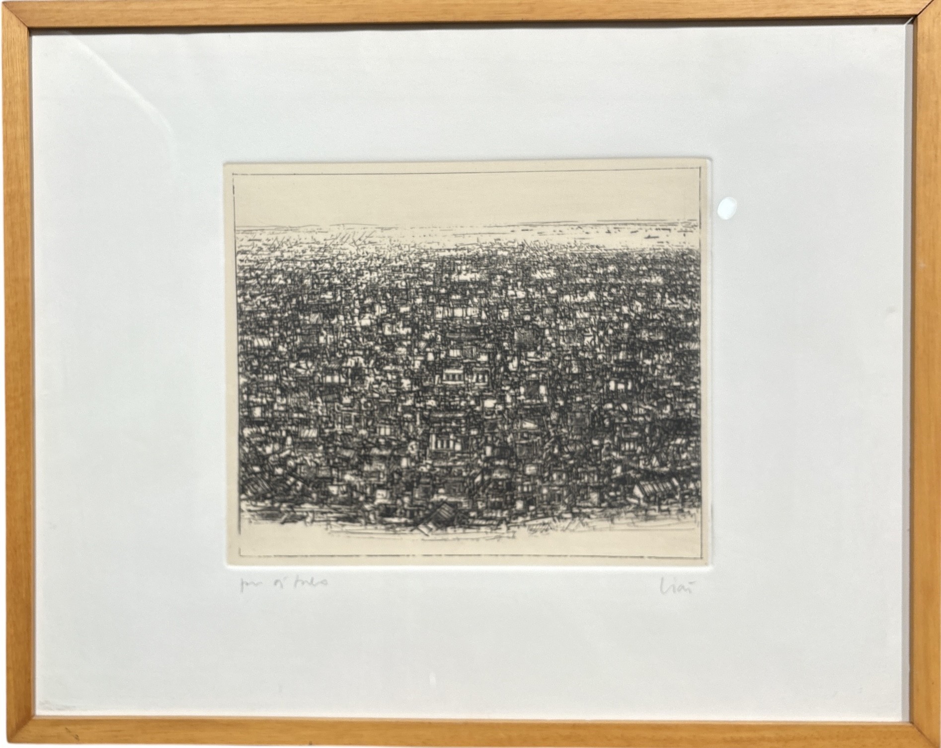 Set di tre litografie