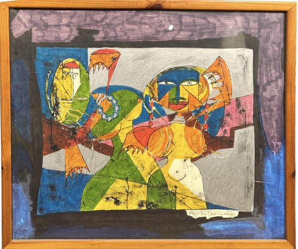 Paolo Da San Lorenzo - Composizione astrattale ballerine del lido