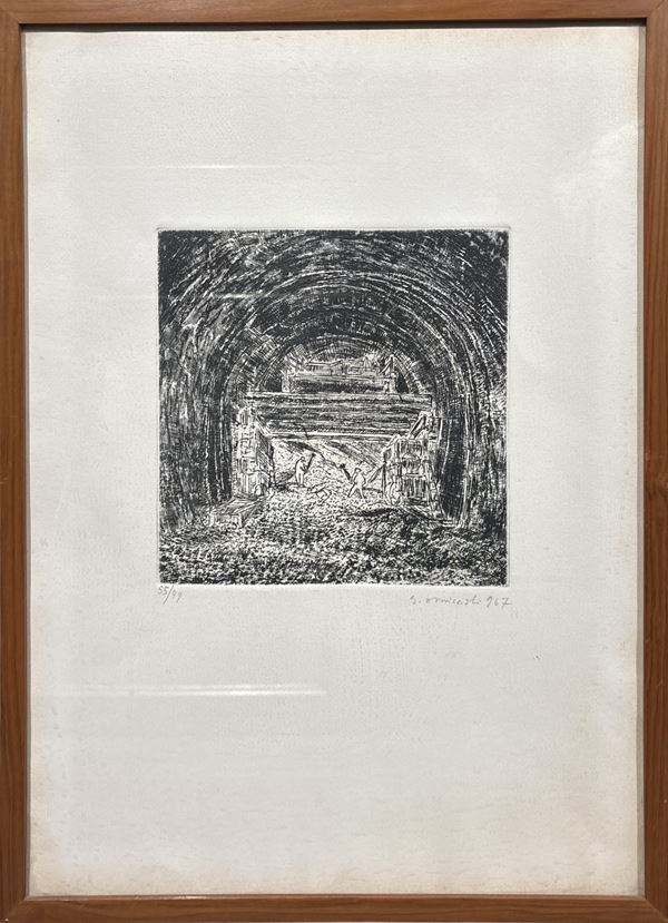 Giovanni Omiccioli - Set di due litografie