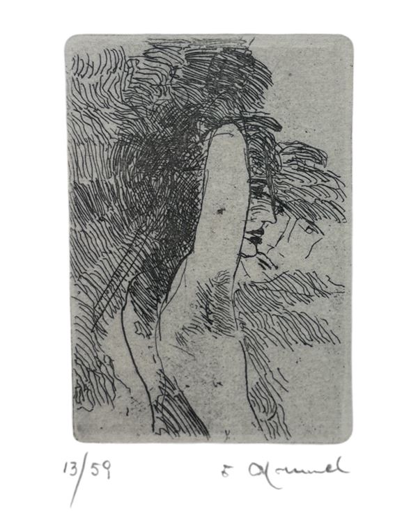 Coppia di litografie