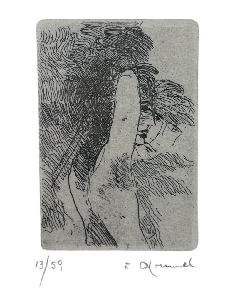 Coppia di litografie, “Volto” e “Profilo” (es. n. 22/59 e 13/59)
