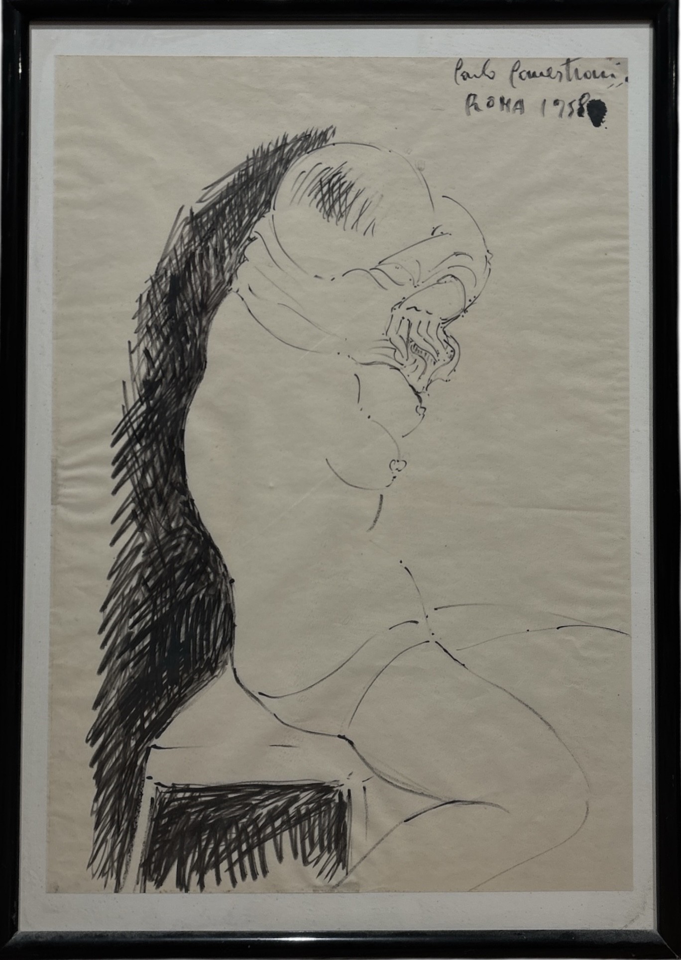 AA. VV., Set di quattro disegni a tecnica mista su carta