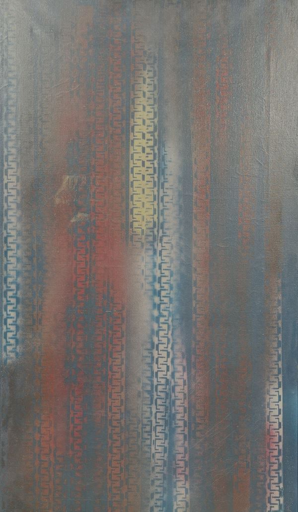 Enrico Ferreri : Matrici 2  (1965)  - olio su tela - Auction Affordable art of the 20th century  - DAMS Casa d'Aste