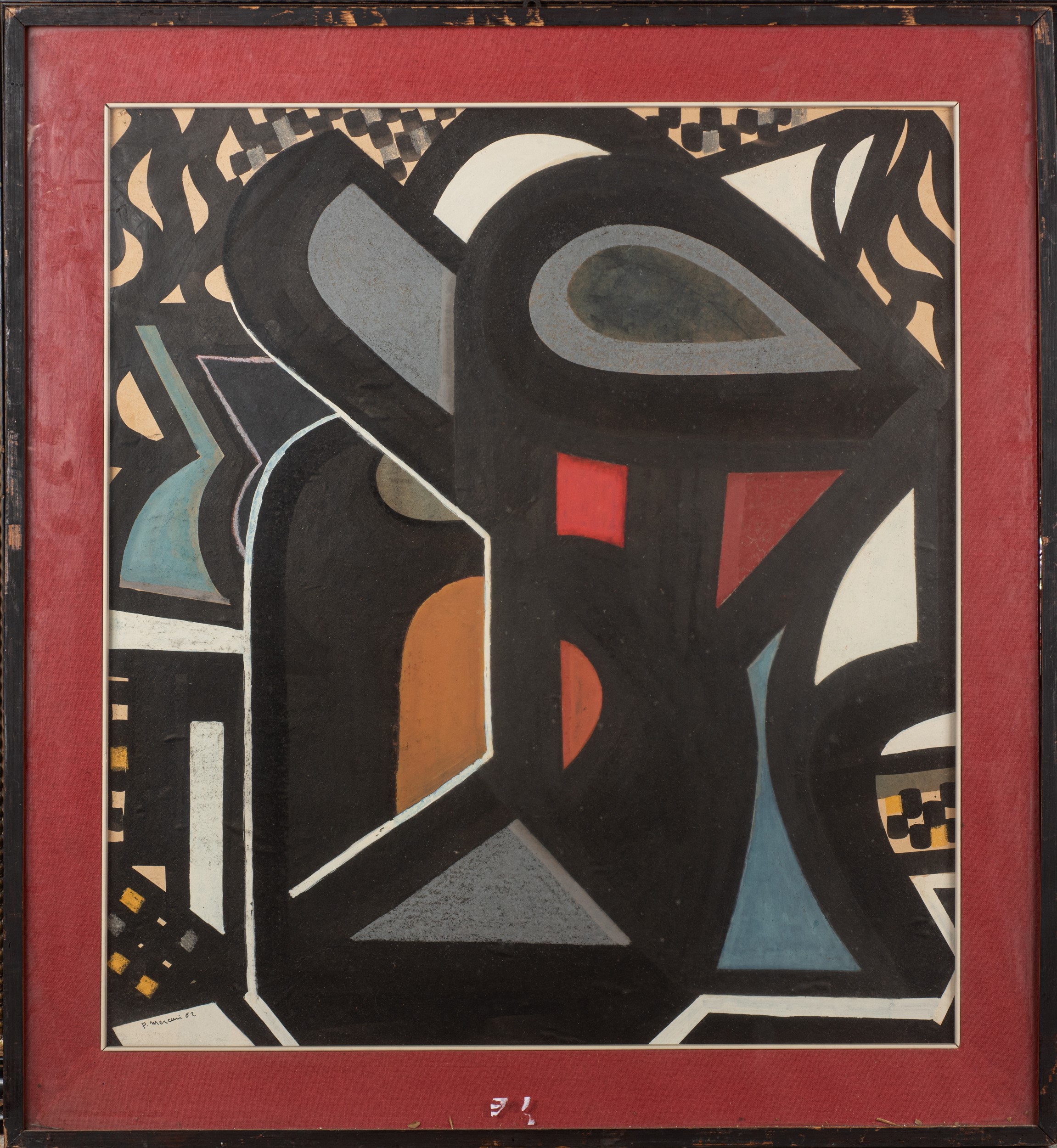 Spazi di una brocca con fiore