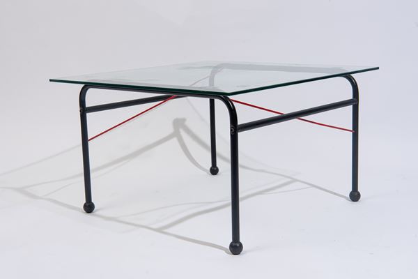 Design Sweden Slim Innovator - Tavolino da caffè, mod. "Black and red"