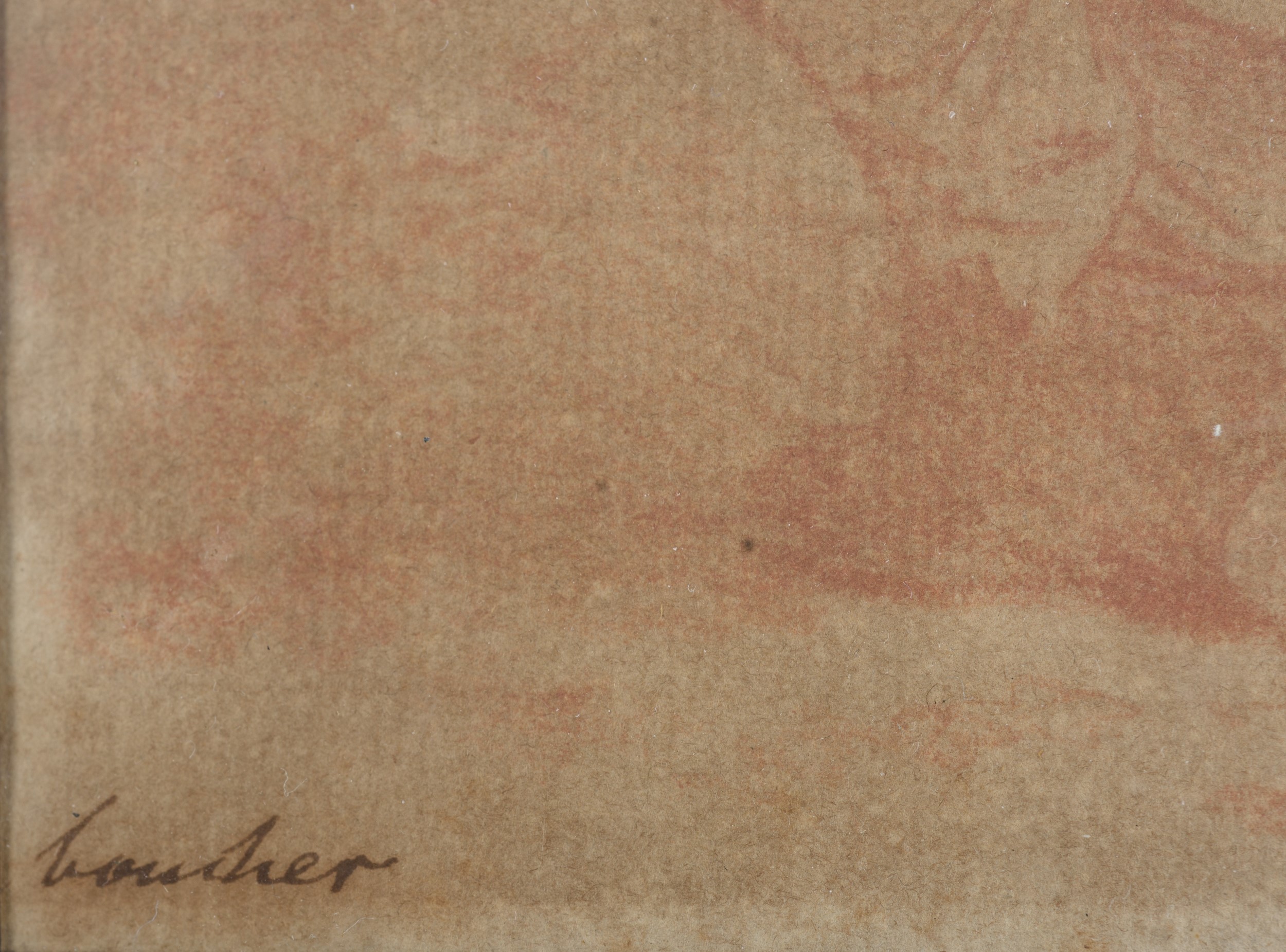 Studio di giovane seduto di tre quarti