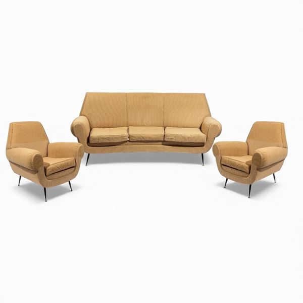 Gigi Radice - Coppia di poltrone e divano