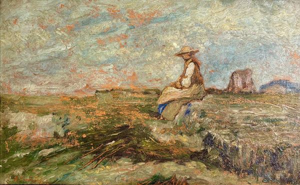 Antonio Fontanesi - Pastorella