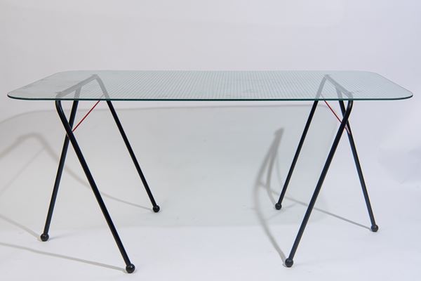 Design Sweden Slim Innovator - Tavolo, mod. "Black and red"