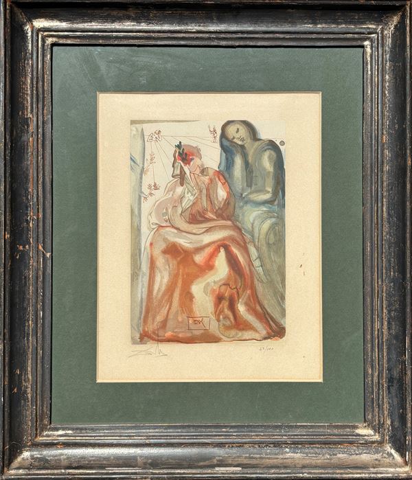 Salvador Dal&#236; - Risveglio di Dante 