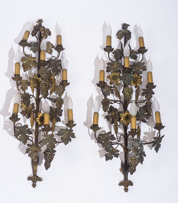 Coppia di appliques