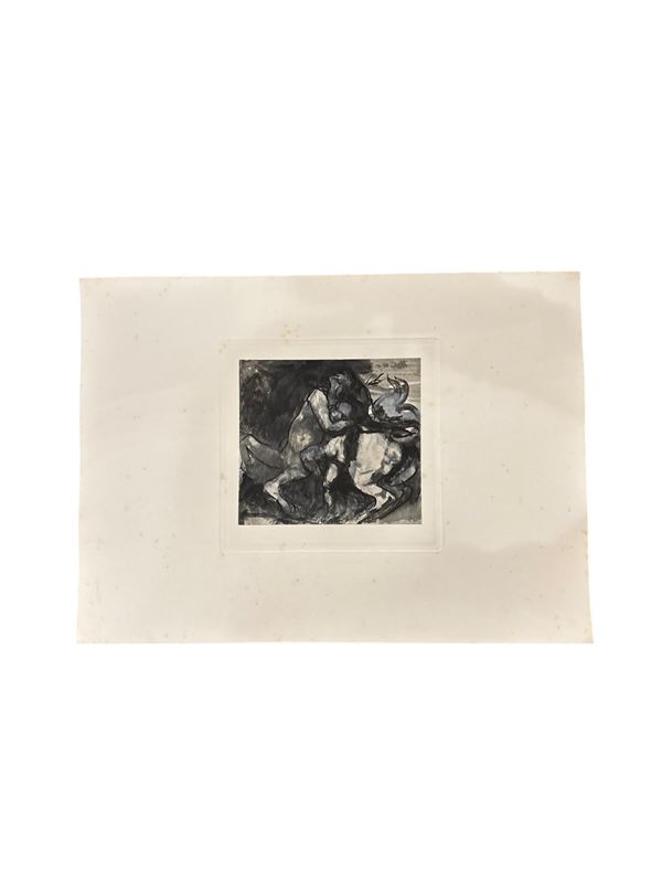 Auguste Rodin : Centaure et Enfant  (1897)  - eliografia - Auction Affordable art of the 20th century  - DAMS Casa d'Aste