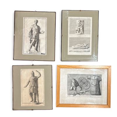 Miscellanea di 4 Litografie
