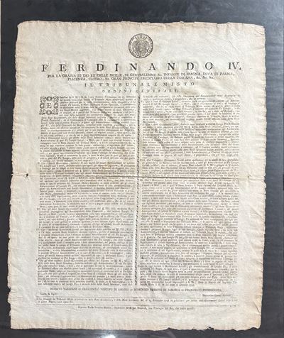 Editto Ferdinando IV di Borbone