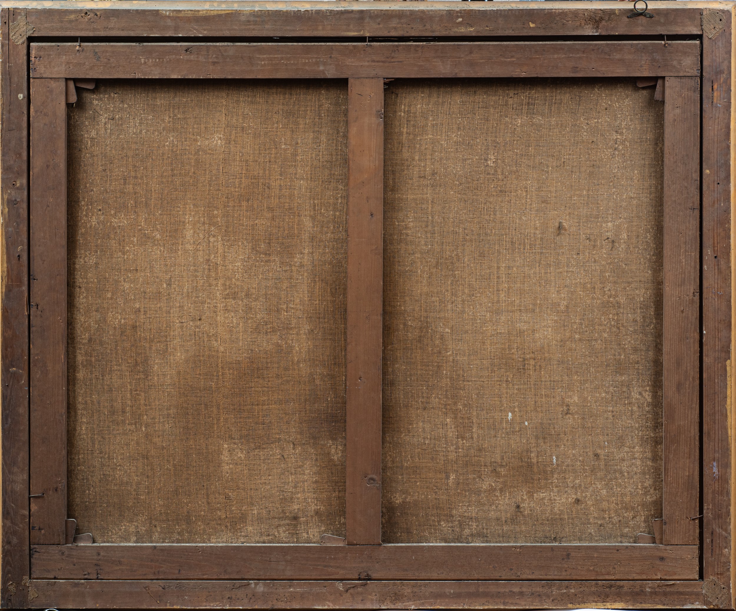 Scena pastorale con pastori e capre