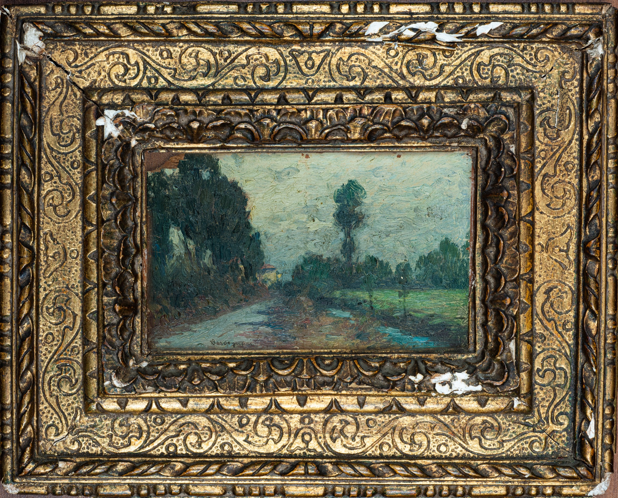 Romeo Borgognoni - Coppia di paesaggi