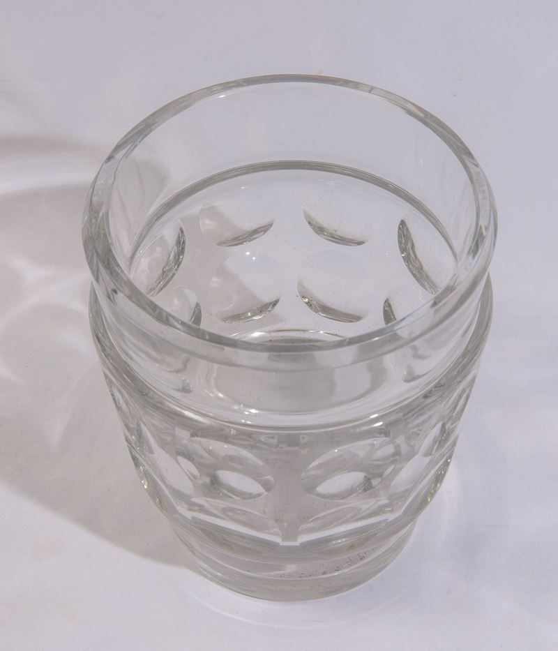 Baccarat, Vaso in cristallo molato