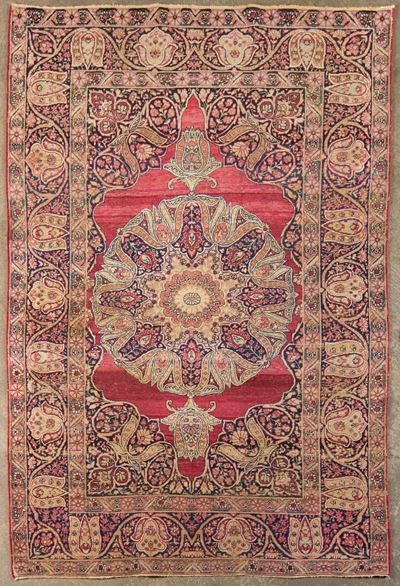 Ktappeto Kirman Ravar Persiano