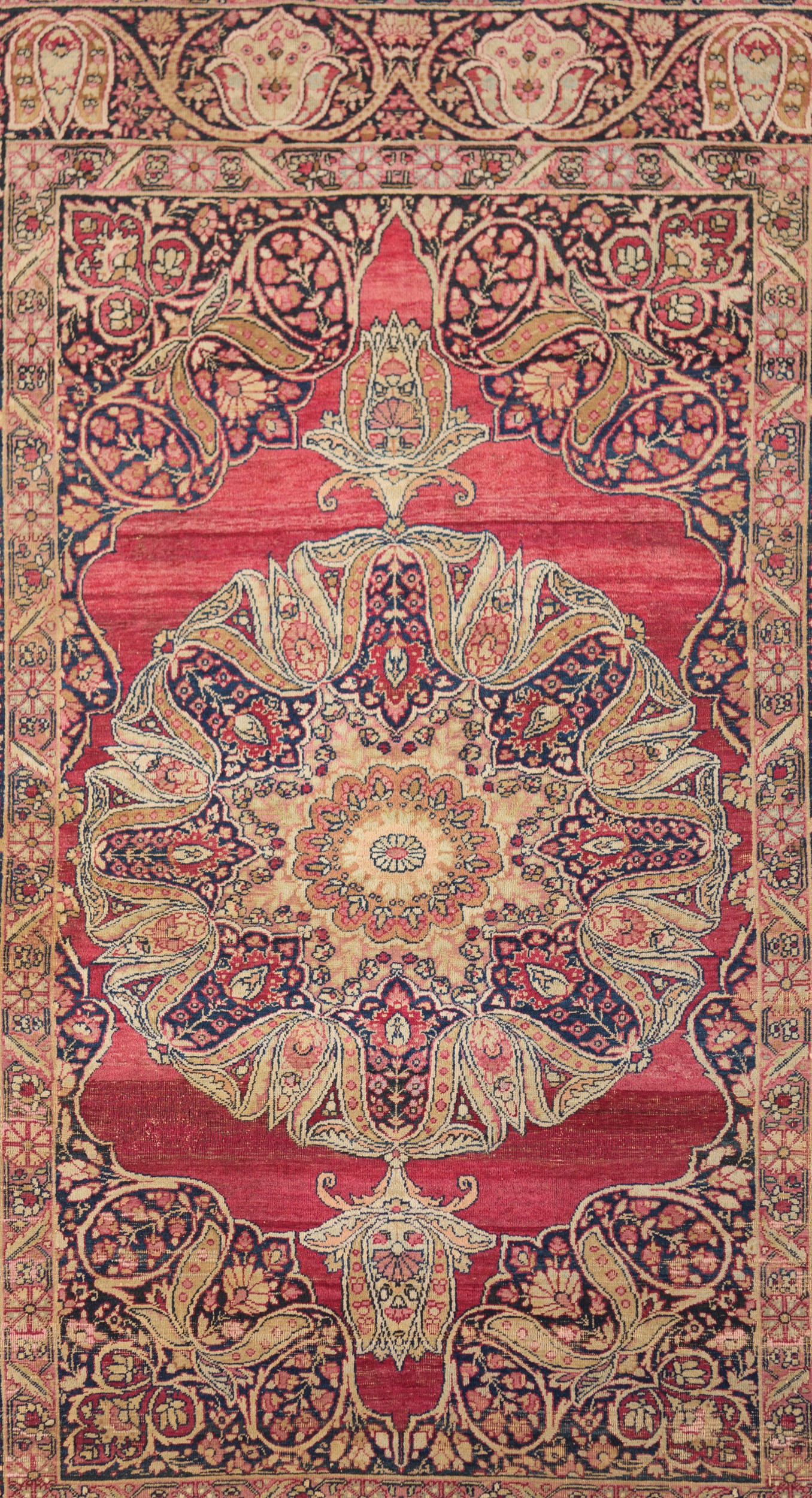 Ktappeto Kirman Ravar Persiano