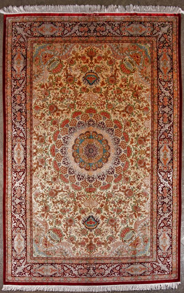 Tappeto Qum Persiano