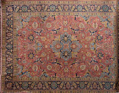 Tappeto Tabriz, lana, 390 x 290 cm, Inizio XX secolo