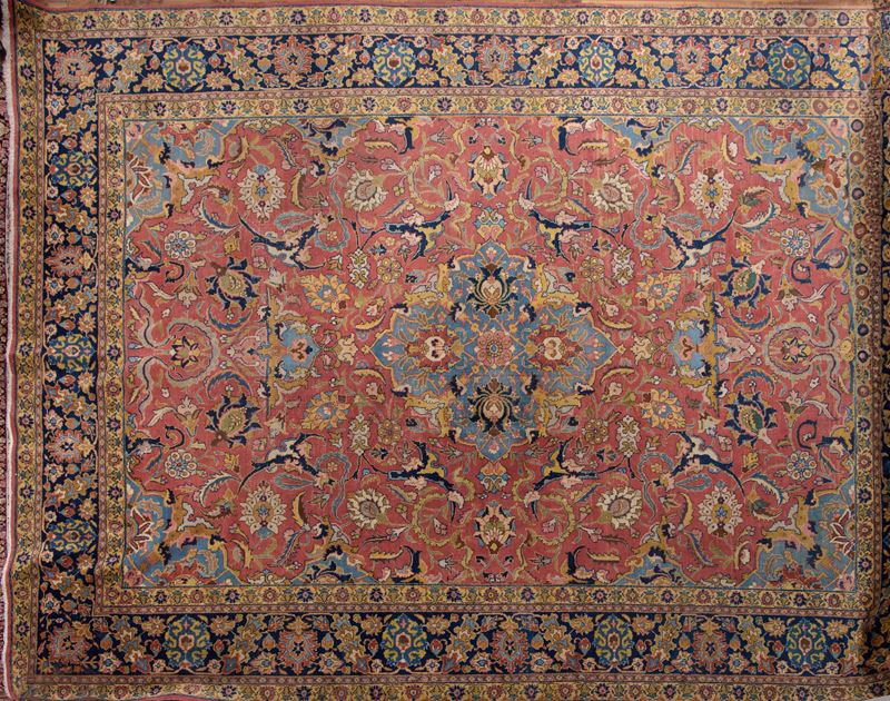 Tappeto Tabriz, lana, 390 x 290 cm, Inizio XX secolo