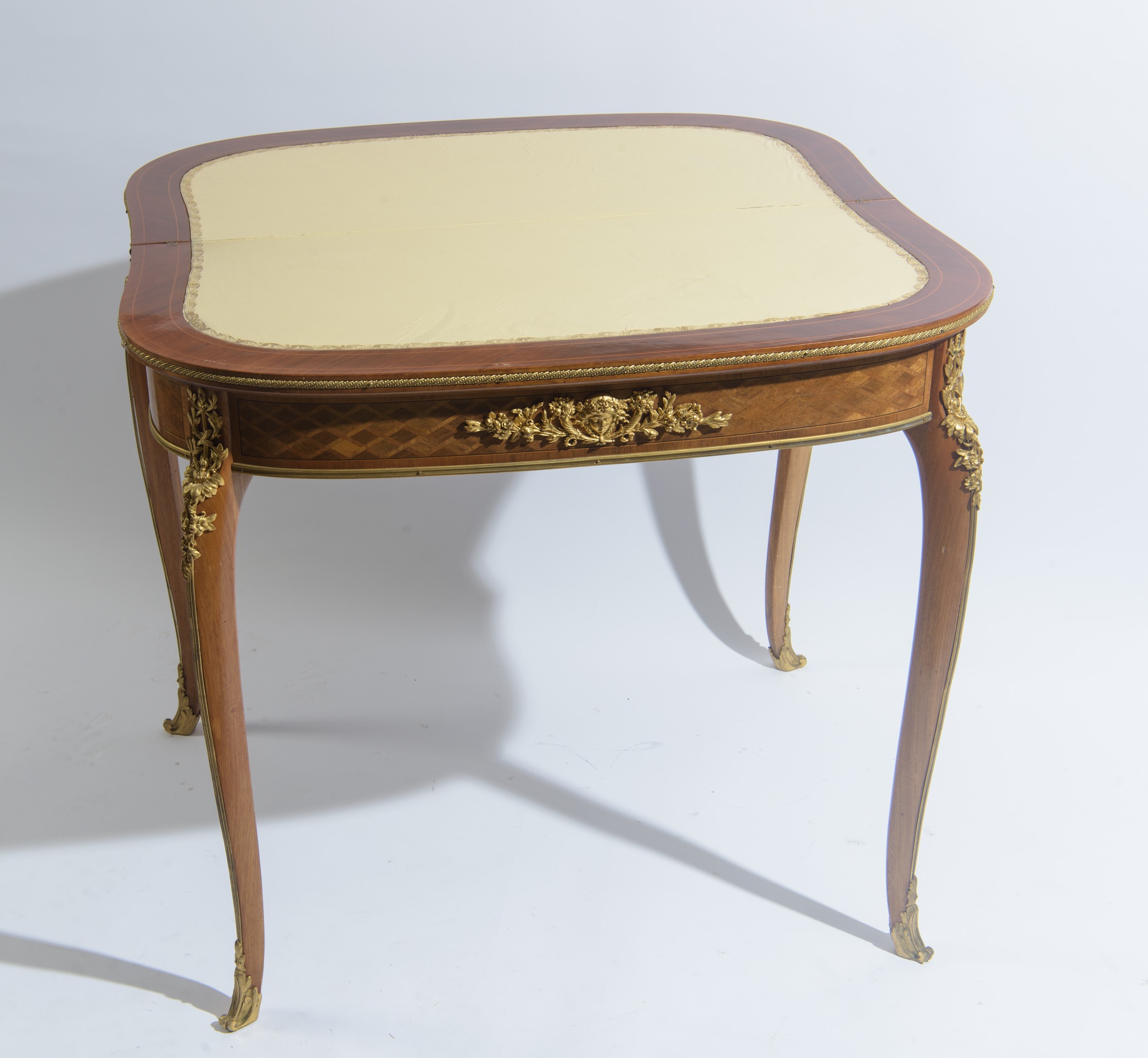 Tavolo da gioco, legno di ebano rosa e ebano viola, Napoleone III