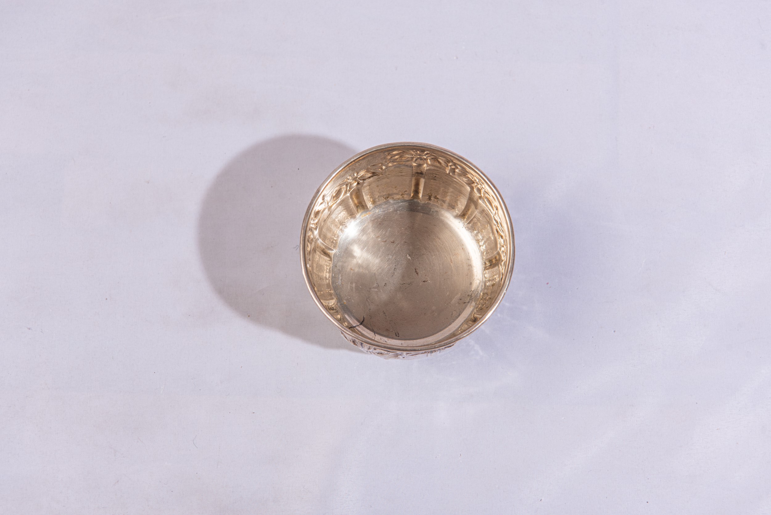 Coppetta circolare in argento