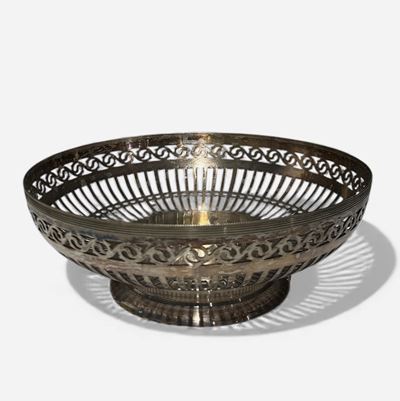 Mappin & Webb, Paniera in metallo argentato