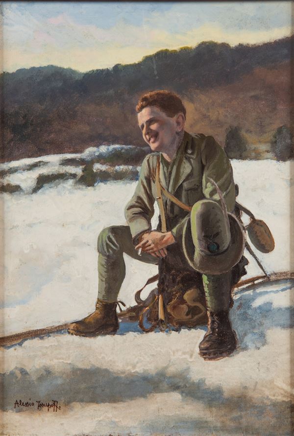 Alessio Issupoff - Alpino a riposo