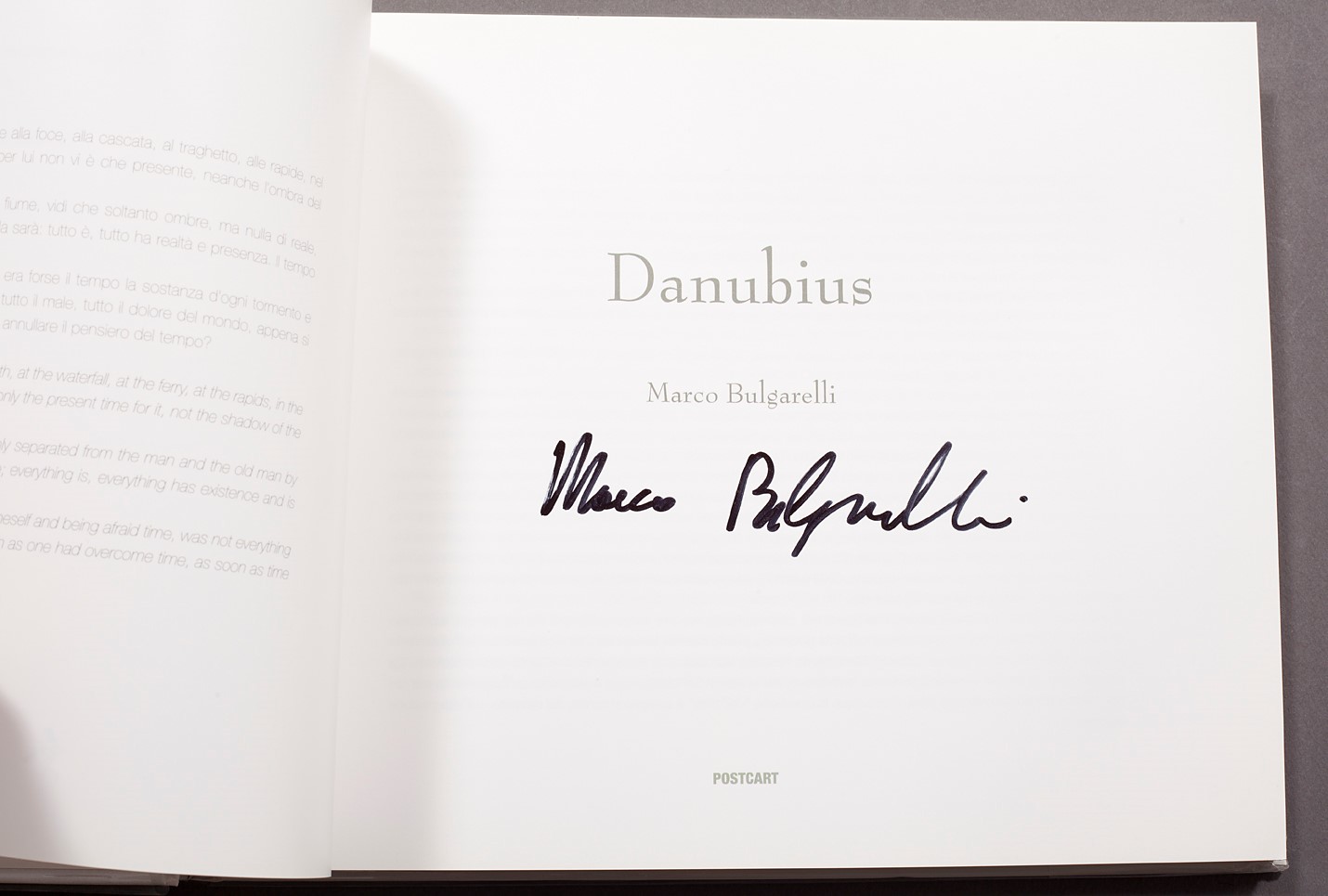 Danubius- Libro autografato