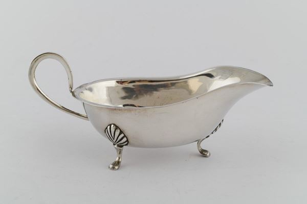800 silver gravy boat