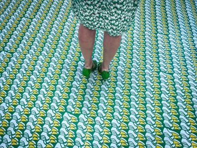 Woman with Green Shoes, stampa digitale 2018