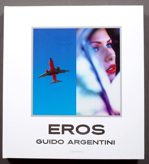 Guido Argentini - Indigo test print + signed book “Eros”