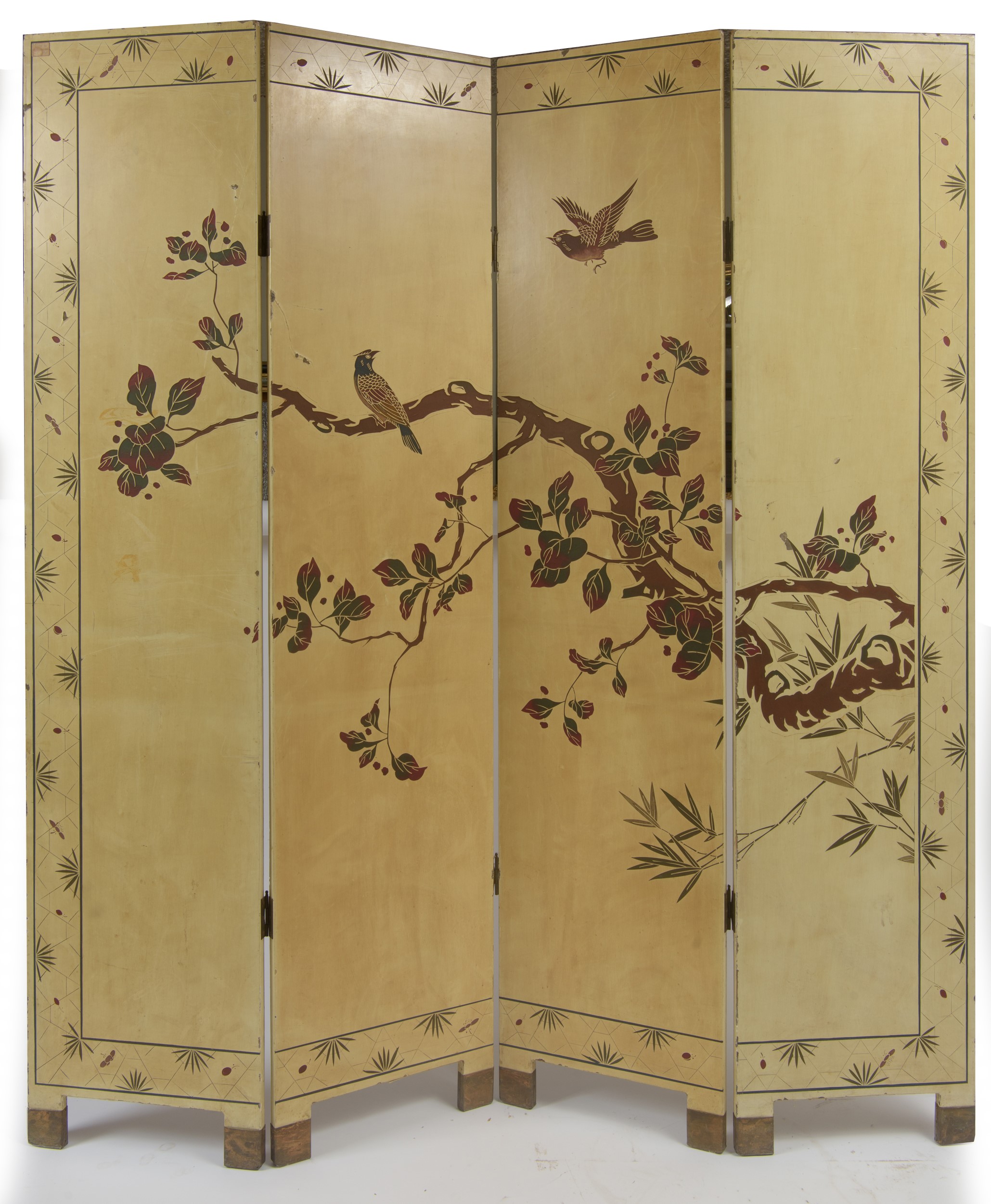 Paravento a quattro ante