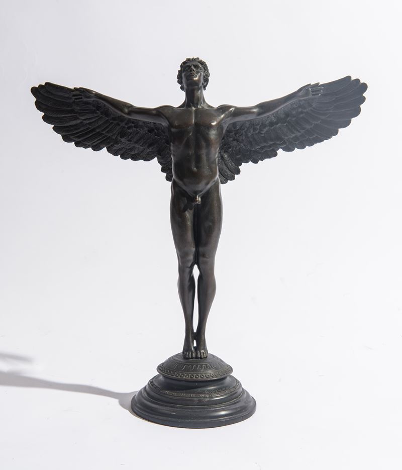 Adolph Alexander Weinman - Rising Day, scultura in bronzo brunito