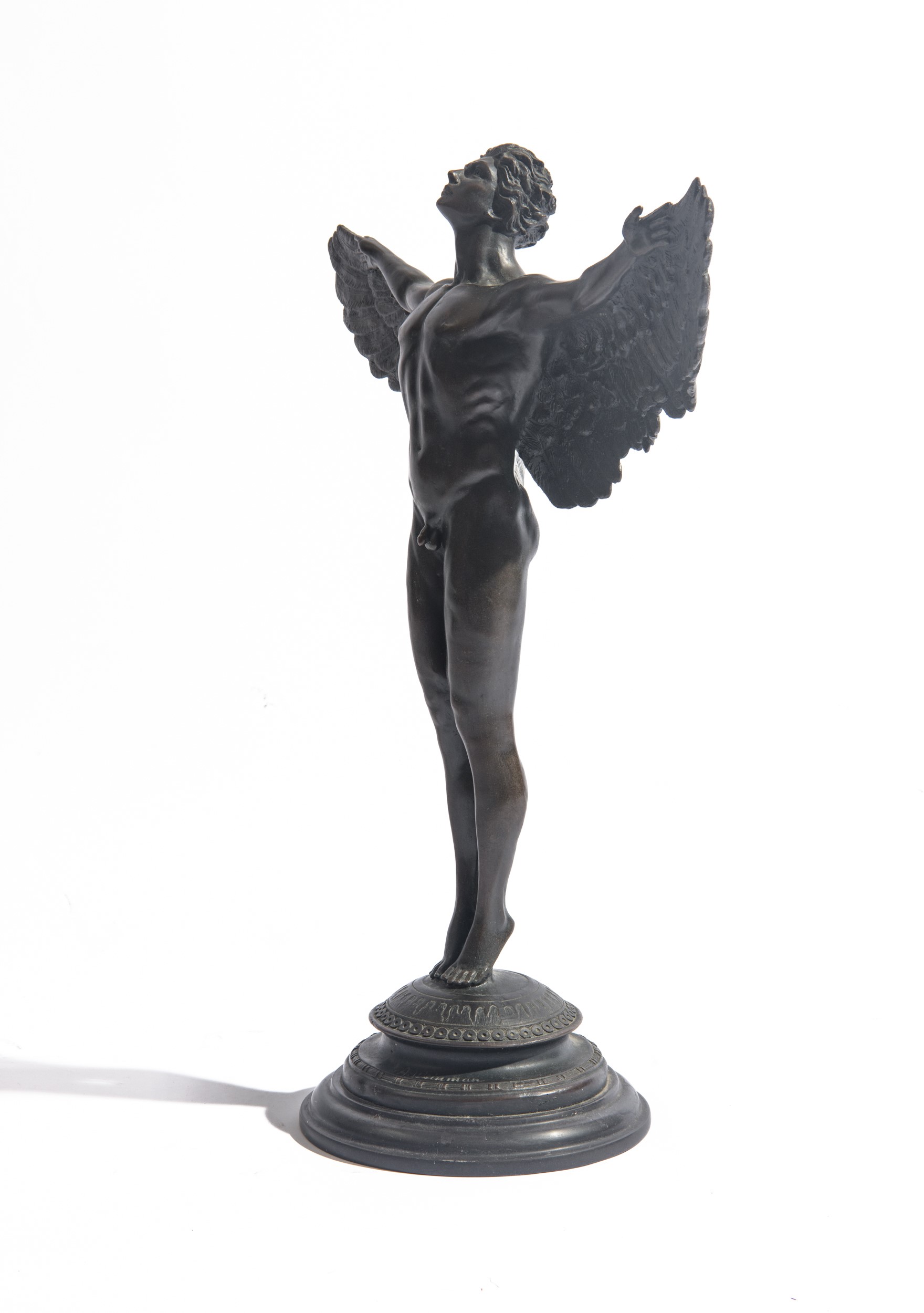 Adolph Alexander Weinman - Rising Day, scultura in bronzo brunito
