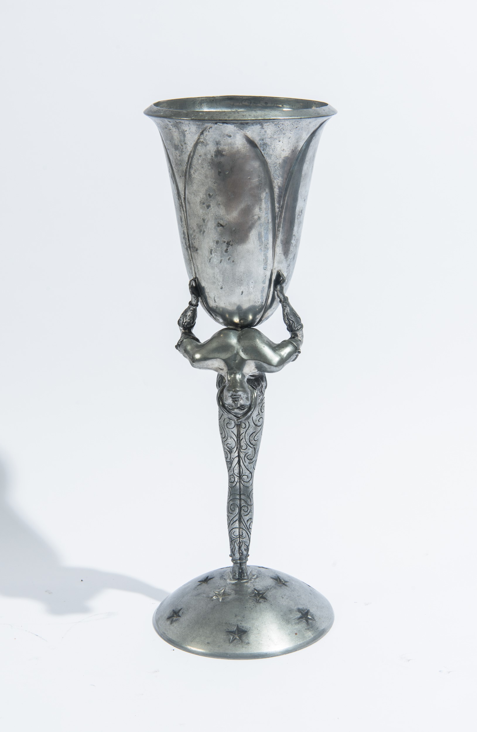 Pietro Figura - Vaso modello Acrobat in metallo
